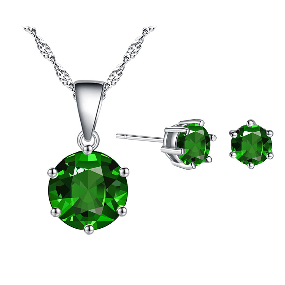 Jewelry Sets Sterling Silver Earring Pendant Necklace