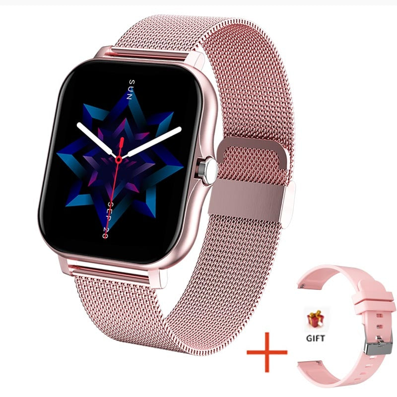 WOMEN'S & MEN'S SMART WATCH 1.69 INCH COLOUR SCREEN FULL TOUCH FITNESS TRACKER BLUETOOTH CONNECT