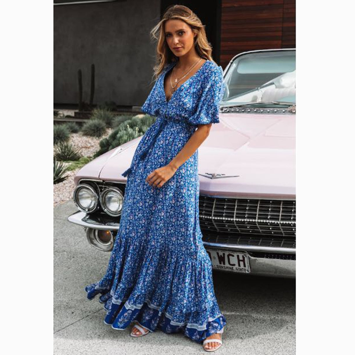 Bohemian Beach Long summer dress