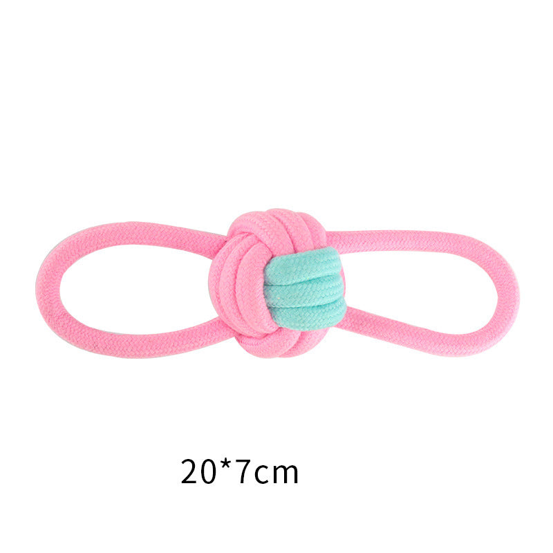 Pet Cotton Knot Toys Combination Biting Molar Dog