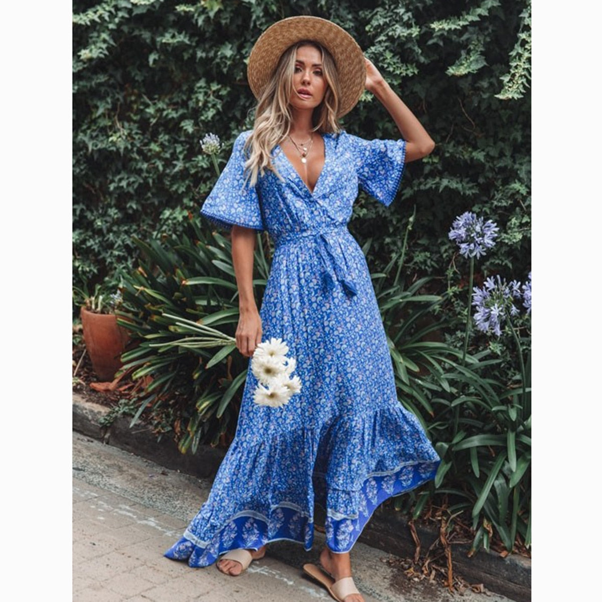 Bohemian Beach Long summer dress