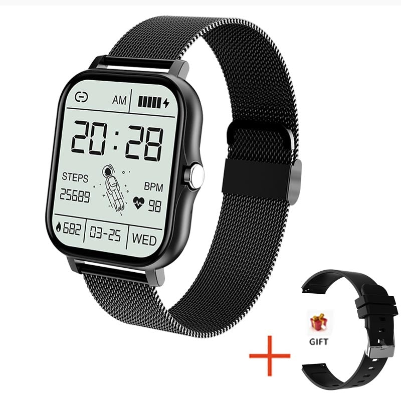 WOMEN'S & MEN'S SMART WATCH 1.69 INCH COLOUR SCREEN FULL TOUCH FITNESS TRACKER BLUETOOTH CONNECT