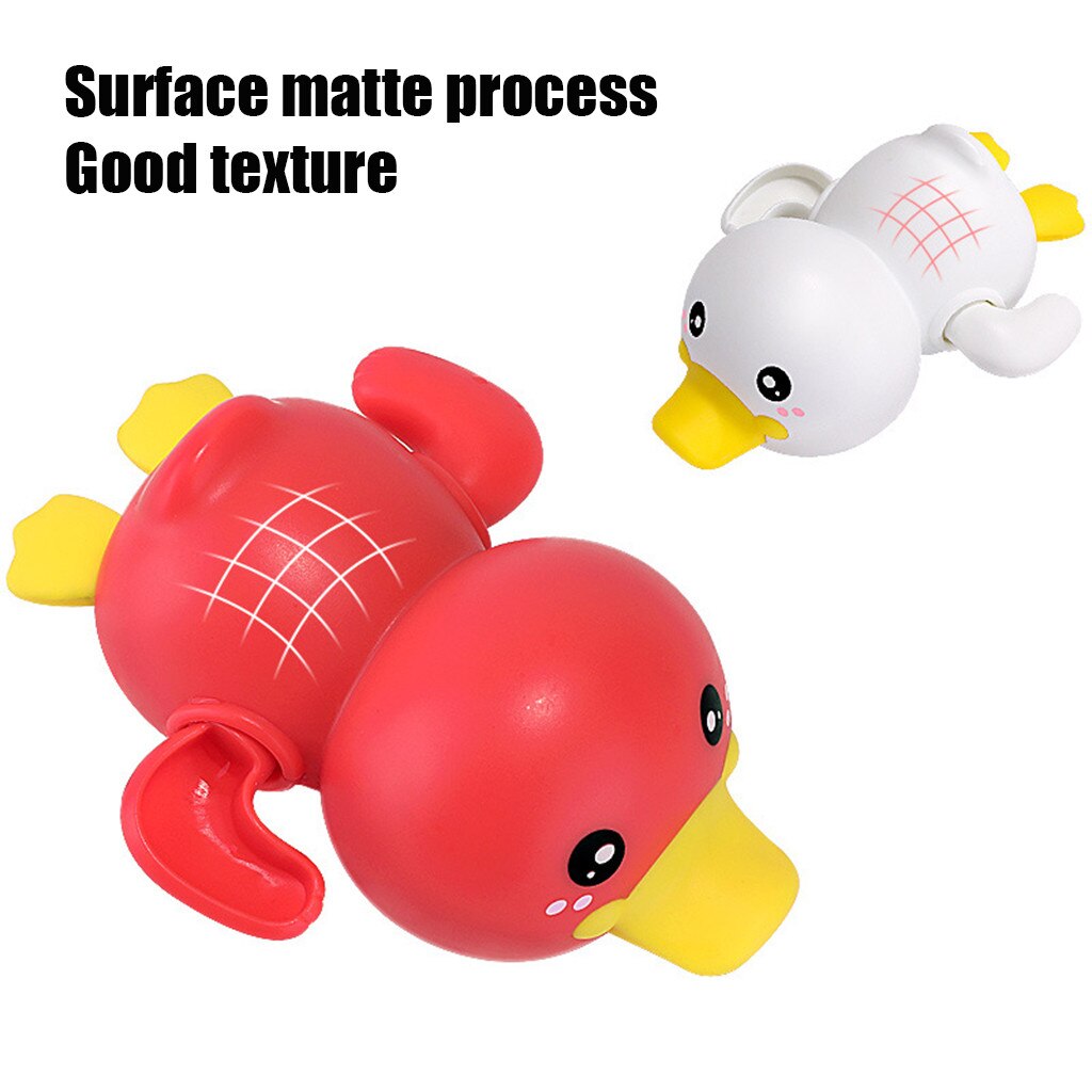 Bathroom Bath Shower Cute Little Yellow Duck Swimming Baby Children Play