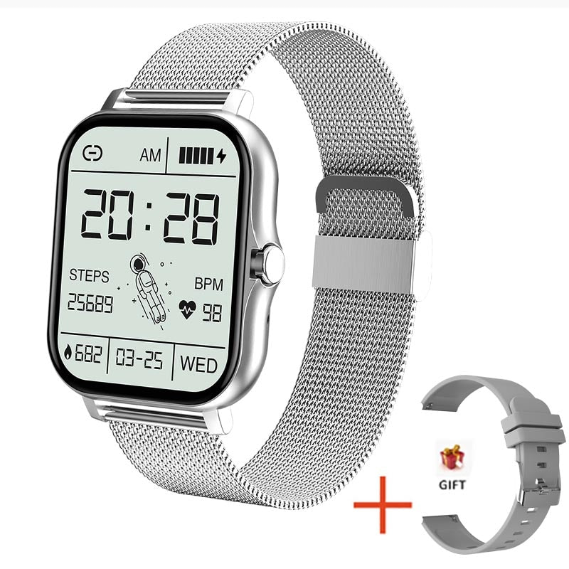 WOMEN'S & MEN'S SMART WATCH 1.69 INCH COLOUR SCREEN FULL TOUCH FITNESS TRACKER BLUETOOTH CONNECT