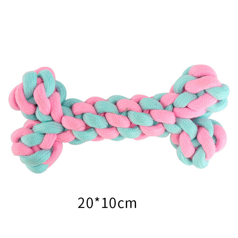 Pet Cotton Knot Toys Combination Biting Molar Dog