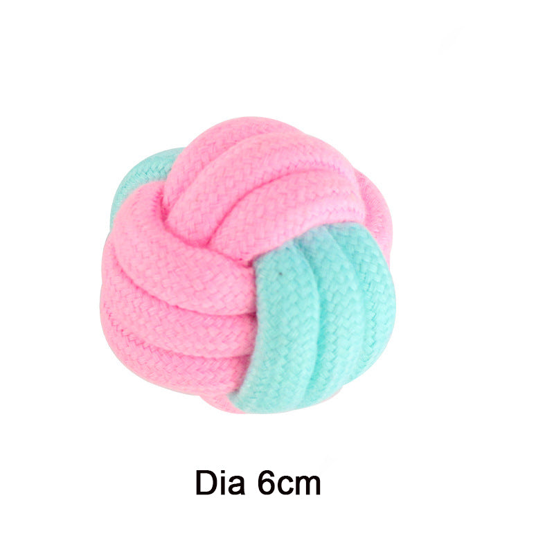 Pet Cotton Knot Toys Combination Biting Molar Dog