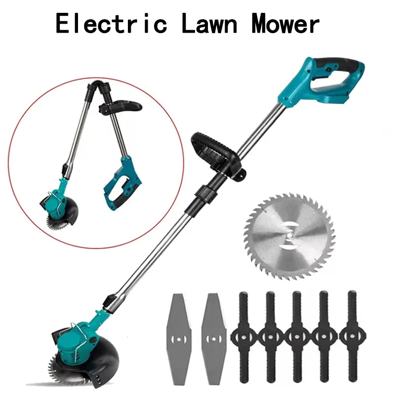 Cordless Lawn Mower Handheld Electric Grass Trimmer