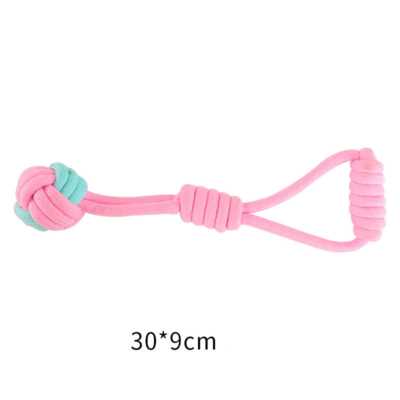 Pet Cotton Knot Toys Combination Biting Molar Dog