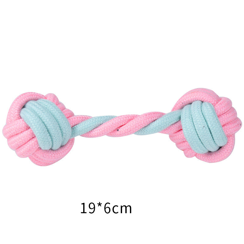 Pet Cotton Knot Toys Combination Biting Molar Dog